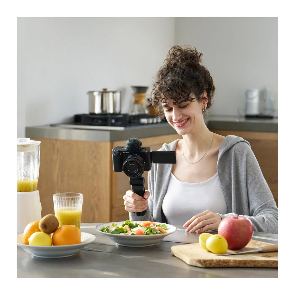 Alpha ZV-E1 Mirrorless Camera with 50mm Lens (ILCZV-E1/B, Black) Bundle