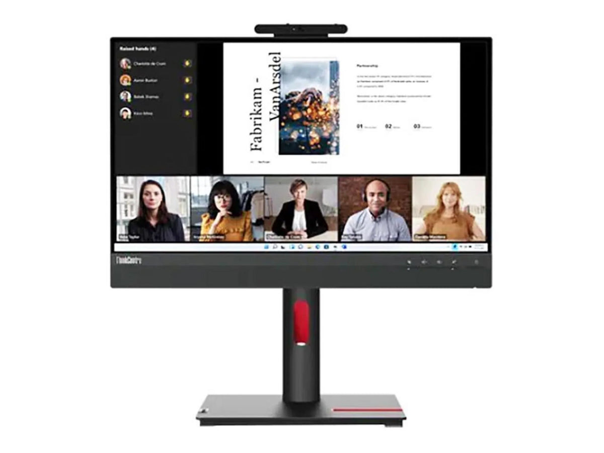 ThinkCentre Tiny-In-One 22 Gen 5 21.5" Webcam Full HD LED Monitor - 16:9 - Black - 22" Class - In-plane Switching (IPS) Technology - WLED Backlight - 1920 x 1080 - 16.7 Million Colors - 250 ...