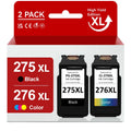 275XL 276XL Ink Cartridge for  Ink 275 and 276 PG-275 XL CL-276 XL High Capacity Combo Pack appropriate with  PIXMA TS3500 TS3520 TS3522 TR4700 TR4720 TR4722 Printer (1 Black, 1 Tri-Color)
