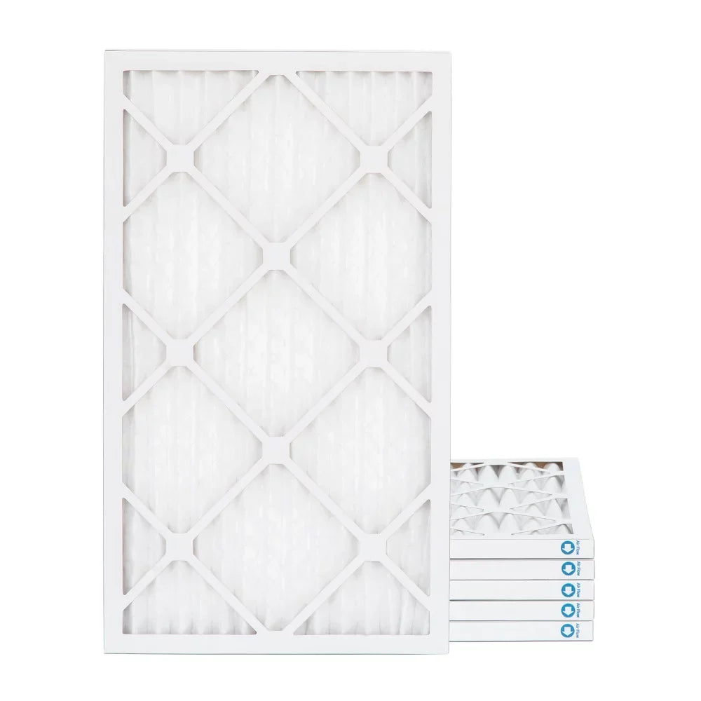 6 Pack. 14x30x1 MERV 8 Pleated AC Furnace Air Filters