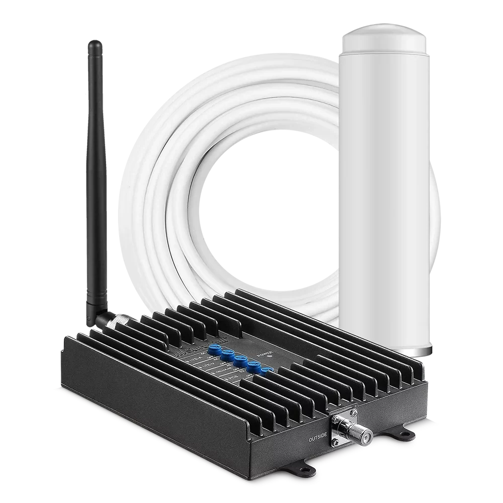 SC-PolyH-72-ORA-Kit. ft. SureCall Fusion4Home Omni/Whip Voice, Text & 4G LTE Cell Phone Signal Booster for Homes up to 2,000 sq