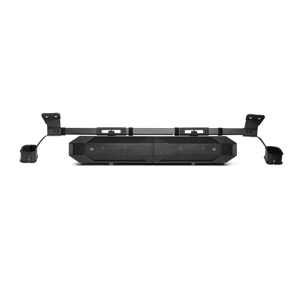 JBL JBLBB4005D - 5-Door Passive Sound Bar suitable with Bronco with MB Quart NA2-400.2 compact Two Channel, 400 watt Powersports amplifier and Bronco Install Accessories