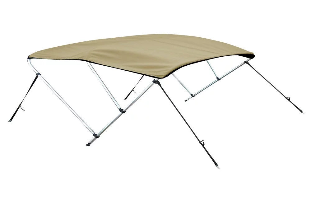 L x 79" - 84" W BEIGE. Bimini Top ship protector 36" High 3 Bow 6' ft