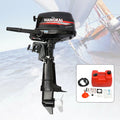 Anqidi 6.5HP 4 Stroke Outboard Motor 123CC Heavy Duty ship Engine with Single Cylinder aqua Cooling System & CDI Ignition Tiller Control Max 6000r/min