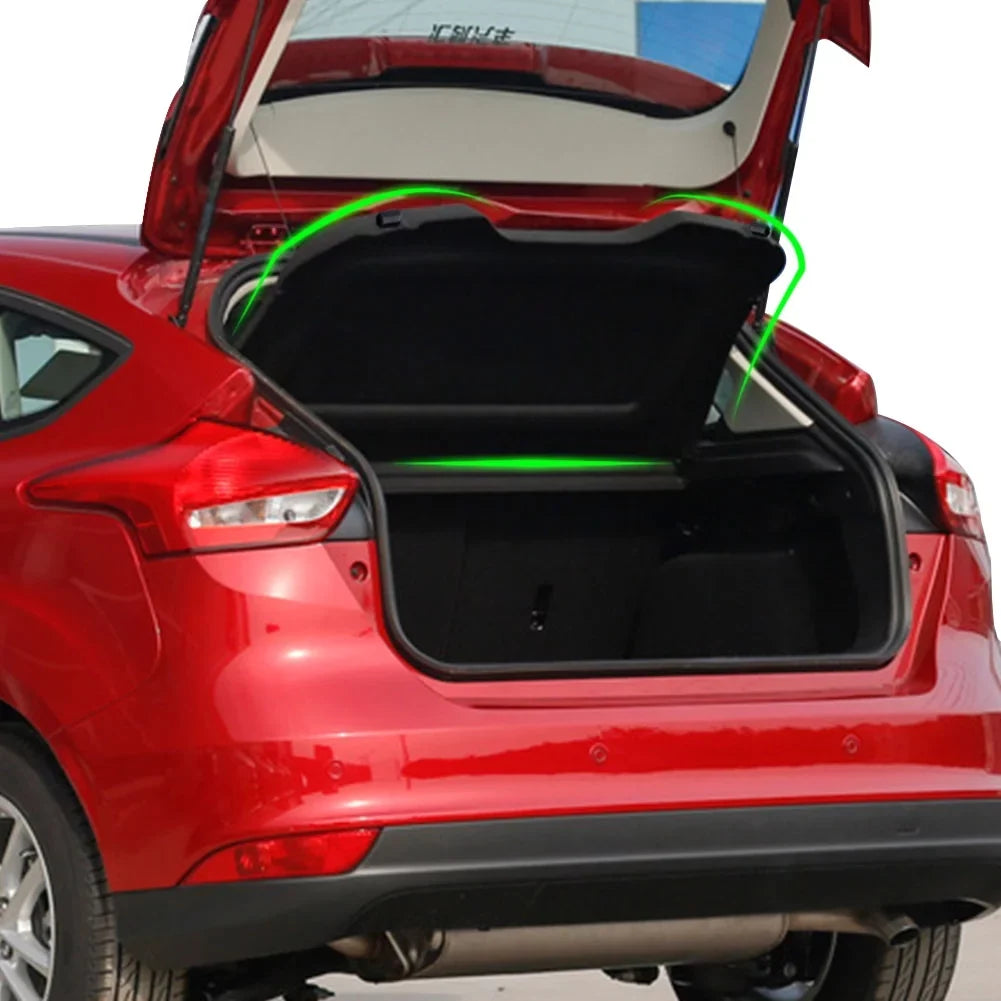 Fit  Focus 2012 2013 2014 2015 2016 2017 2018 Cargo protector for  Focus 2012-2018 Hatchback Sedan Accessory Black Non-retractable Rear Trunk Parcle Shelf Board Shield protector