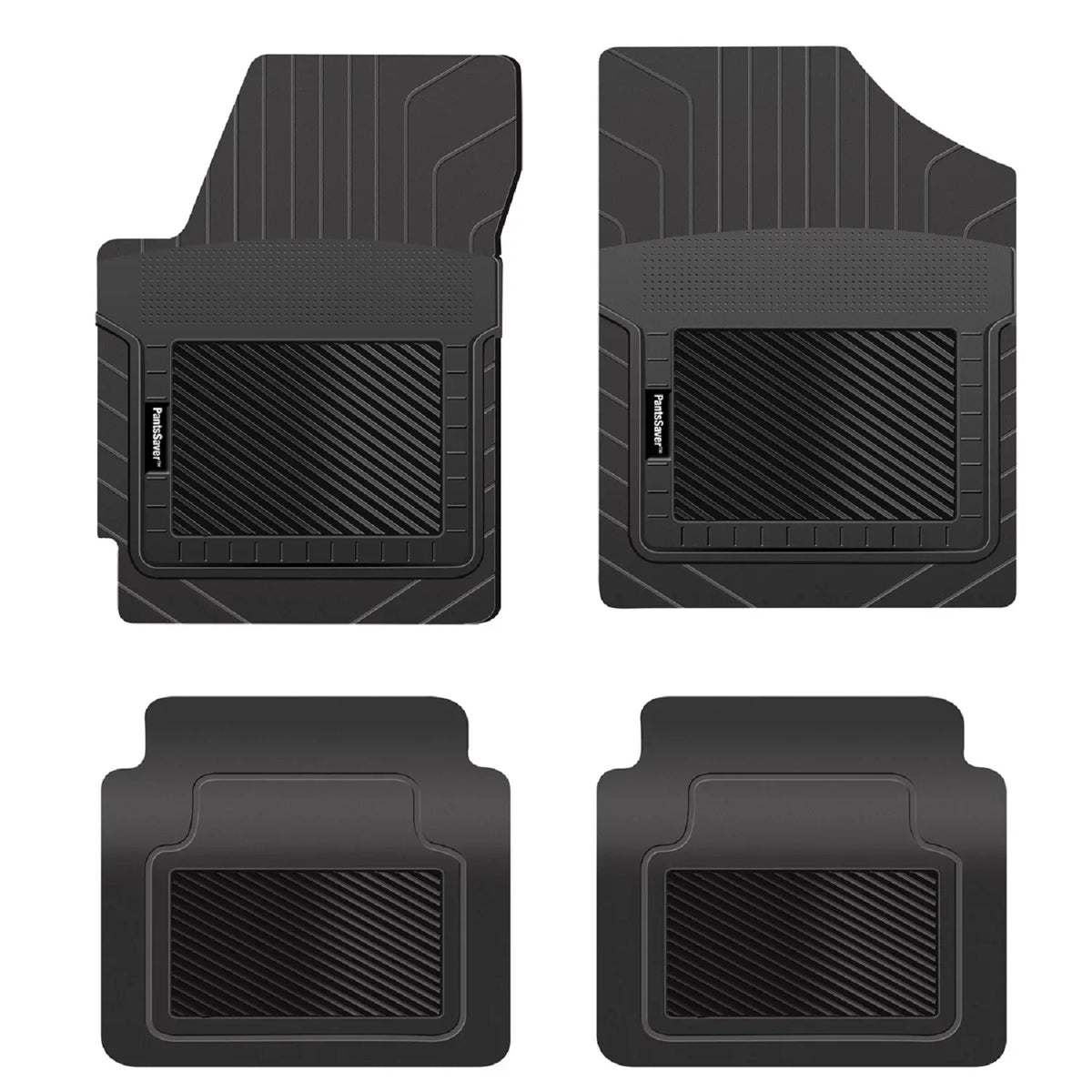PantsSaver Floor Mats Custom Fit Car Mats for Genesis G70 2018-2023 All elements Protection (Black)