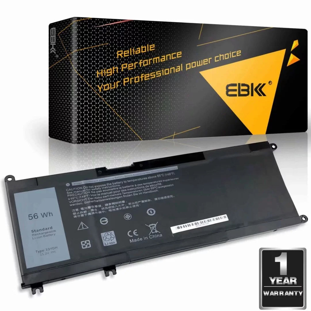 33YDH Battery for  Inspiron 7778 7779 PVHT1 33YDH 4Cell 15.2V 56Wh 3500mAh