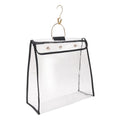 Uxcell Handbag Dust Bags, Large Size PVC Clear Dustproof Purse Storage Organizer, Black