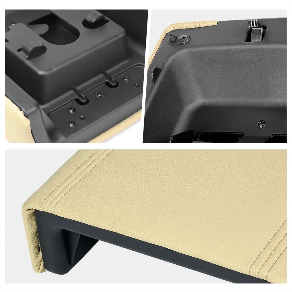 Beige Center Console Top Lid Repair Kit Armrest Latch protector For  Lincoln