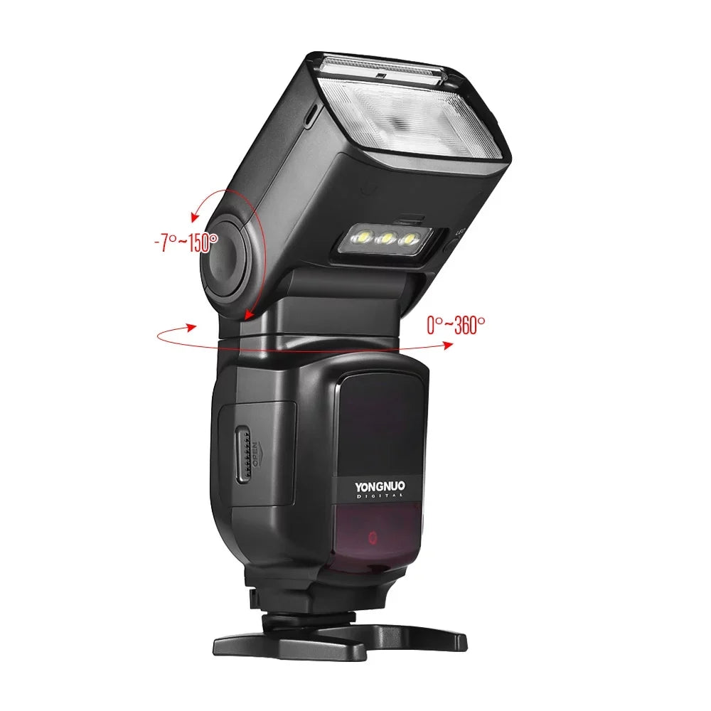YONGNUO Camera Flash,With Yn622n Yn560 Yn968n Ii Ttl Speedlite 1/8000s Speedlite 1/8000s Hss Built-in Led 5600k Dslr Cameras suitable Yn622n Yn560 Wireless Yn968n Wireless Speedlite Master Optical