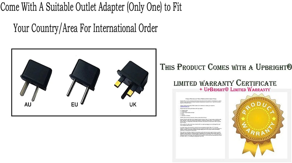 UPBRIGHT Adapter For  IdeaPad 100 15 100-15IBY 80MJ00CKGE 80MJ00DJUK 80MJ00AEUS 15.6" Notebook Wall Home Power Supply Cord Cable PS Battery Charger