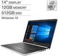 Open Box  Laptop 14" 1920x1080 i7-1065G7 12GB 512GB SSD 14-DQ1045CL - BLACK/SILVER