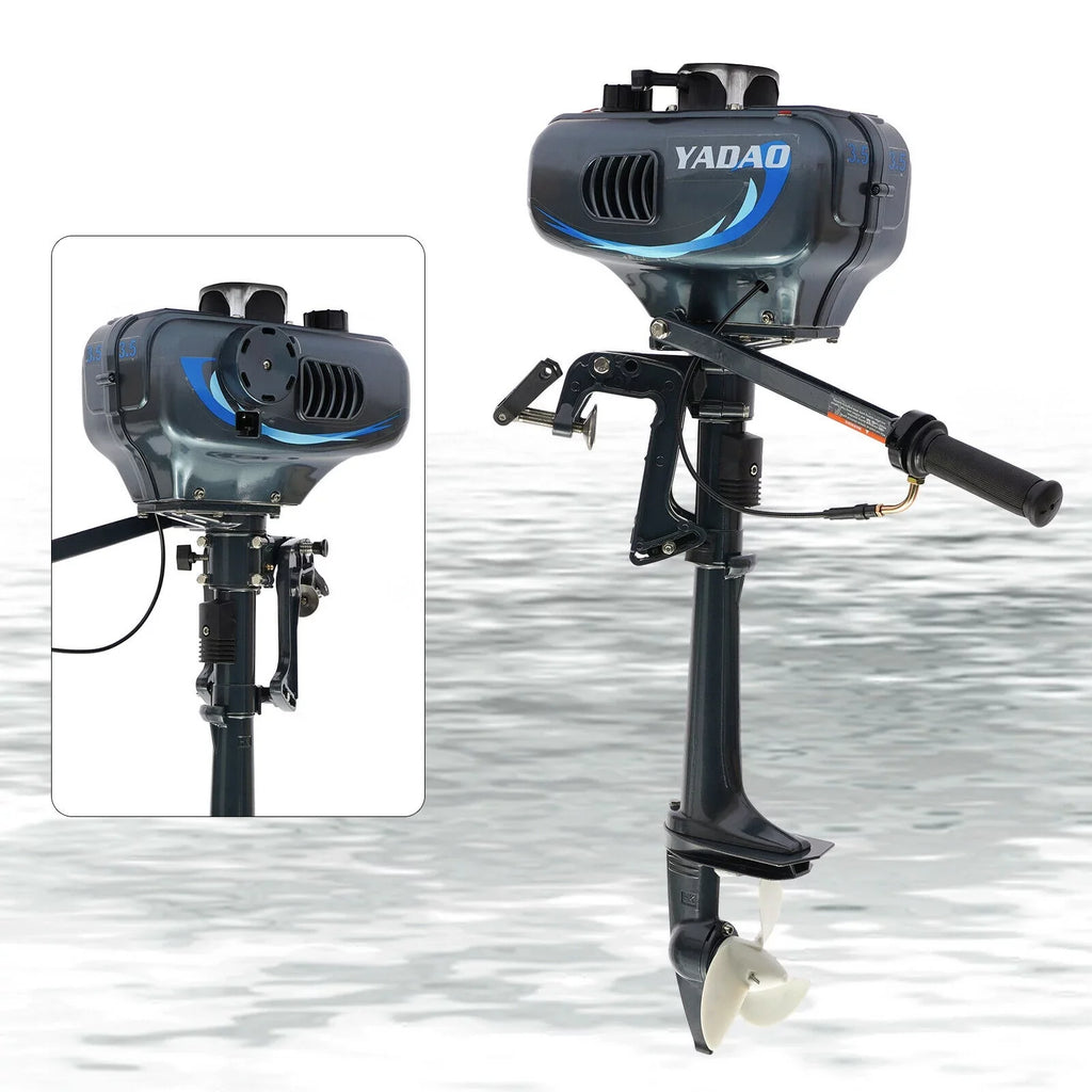 DENEST 3.5HP 2 Stroke Outboard Motor Fishing craft Engine CDI liquid Cooling 4000-5000rpm