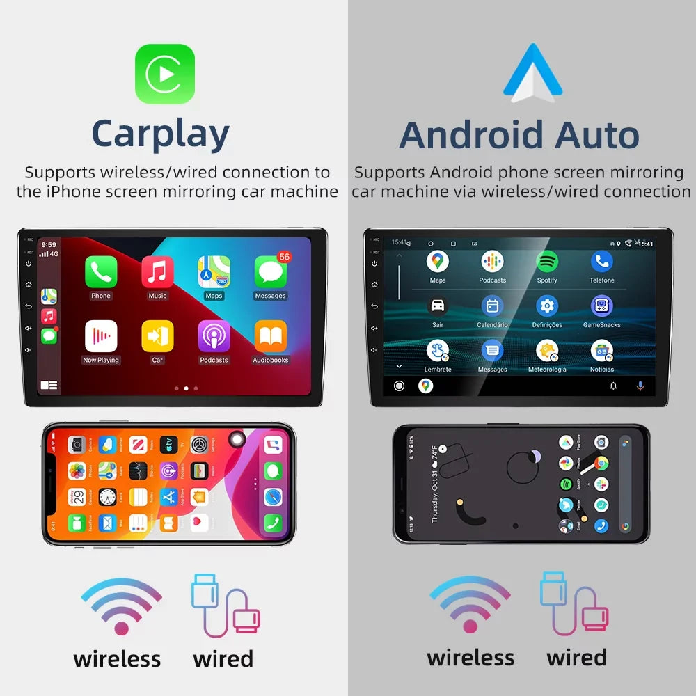 JMANCE 9 inch  CarPlay & Android Auto Car Stereo Receiver, Car Radio suitable with 2010-2013 Mazda 3 with backup camera