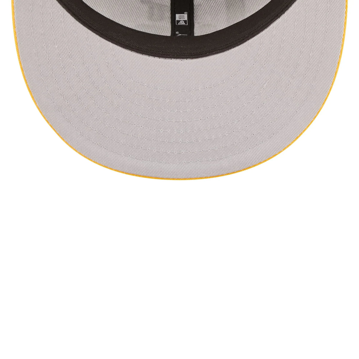 Men's New Era White/Purple LSU Tigers Retro Sport 9FIFTY Snapback Hat - OSFA
