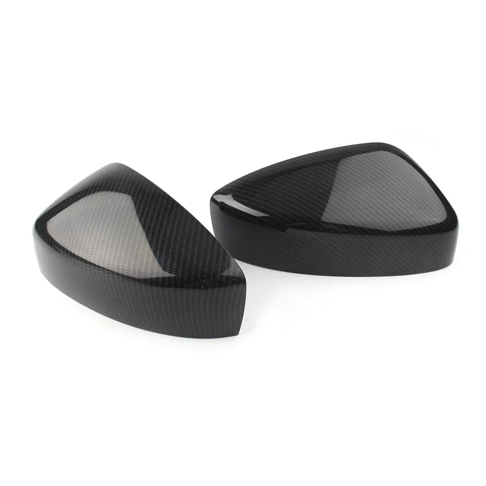 BFY Car Rearview Rear View Mirror wrap Trim For 2017 2018 2019 Mazda CX-5 ABS 2Pcs Carbon Fiber Styling