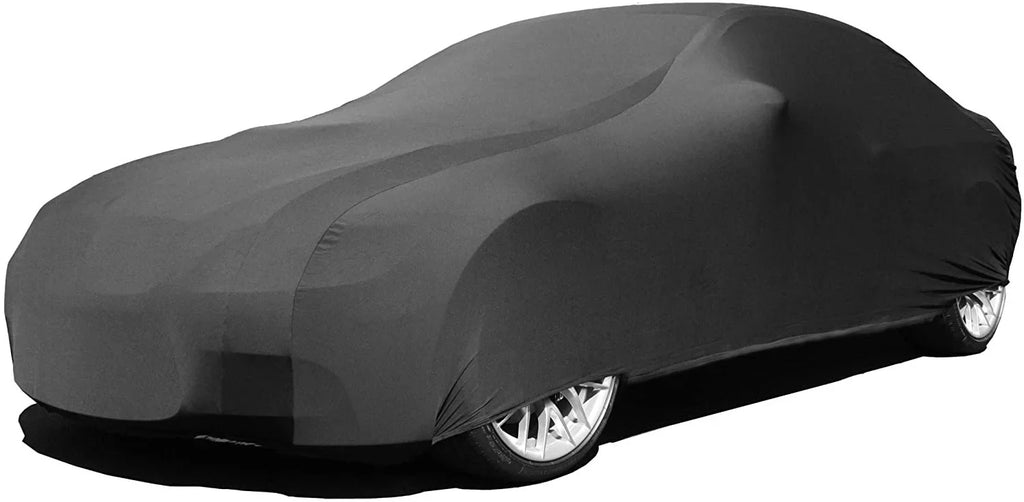 Indoor Car wrap suitable with Jaguar XE 2021 - Black Satin - Ultra Soft Indoor Material - Guaranteed Keep Vehicle Looking Between Use - Includes Storage Bag