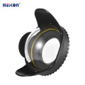 MEIKON Dome Port,Shade wrap 60m/ Lens Port Case shield 60m/ 197ft Wide Lens Port Round Adapter Camera Case Shade wrap Port Case Shade 197ft Waterproof 67mm Fisheye Wide Lens 60m/ 197ft Waterproof