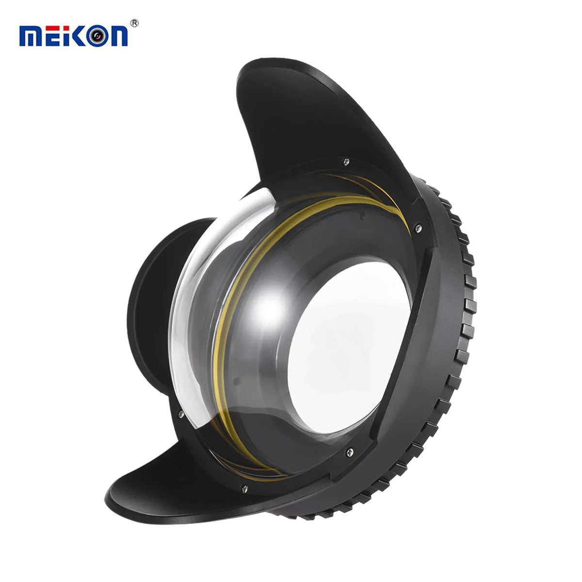 MEIKON Dome Port,Shade wrap 60m/ Lens Port Case shield 60m/ 197ft Wide Lens Port Round Adapter Camera Case Shade wrap Port Case Shade 197ft Waterproof 67mm Fisheye Wide Lens 60m/ 197ft Waterproof