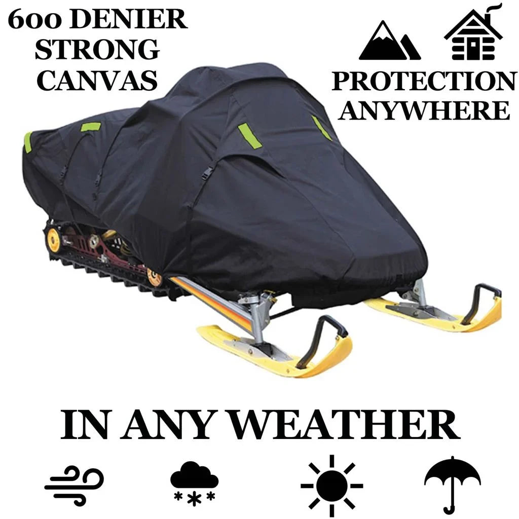 Snow wrap matching for 2020-2020 Arctic Cat snowmobile model M 8000 MOUNTAIN CAT ALPHA ONE ES 165, Trailerable 600 Denier Snow Machine Sled Gear