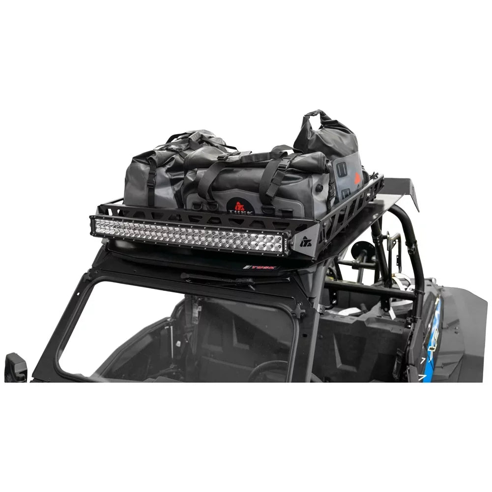 Bar For POLARIS RZR XP Turbo Limited Edition 2019. Tusk UTV Adventure Roof Rack Rack with Force Roof and V2 30" Lt