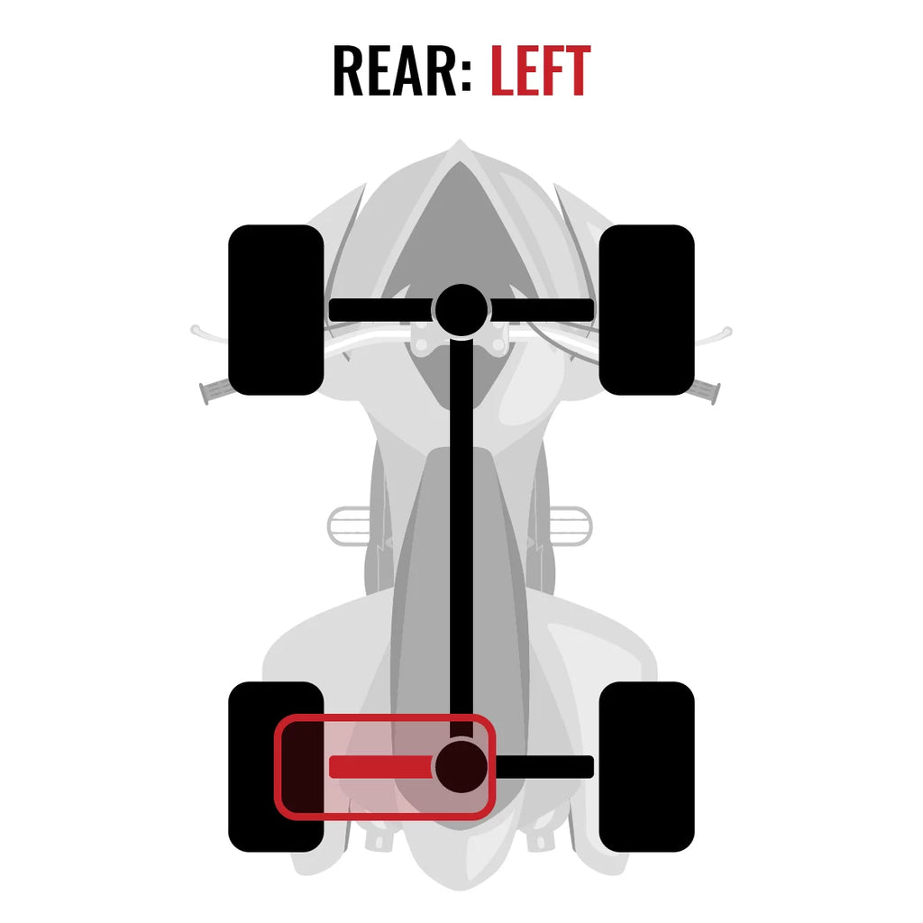 Sixity XT Rear Left Axle matching with Can-Am Outlander 800R 2015 - EFI 4X4