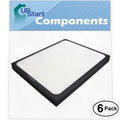 6-Pack Replacement for Blueair 205C Air Purifier Filter - suitable with Blueair 200 & 300 Air Filter