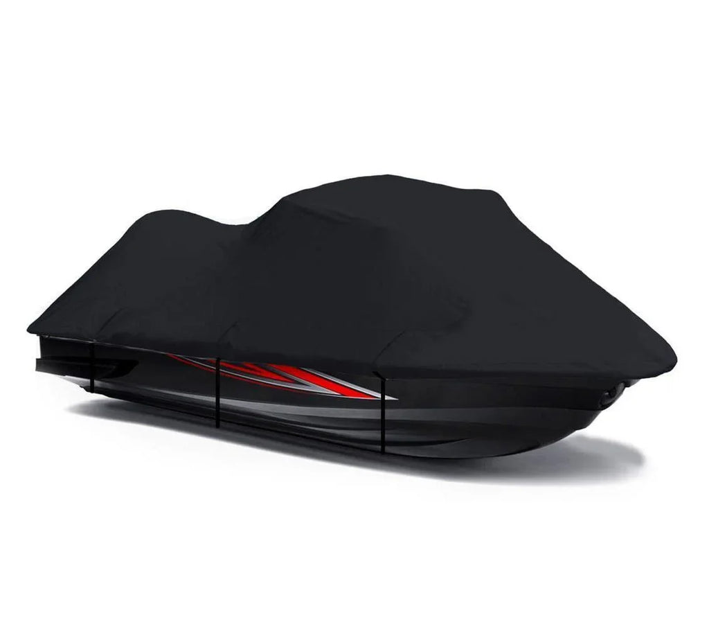 BLACK 600 DENIER JetSki protector suitable for Jet Ski protector Tiger Shark Arctic Cat Montego 1994 1995 1996 1997 Daytona 1994 1995 2 Seater 111"