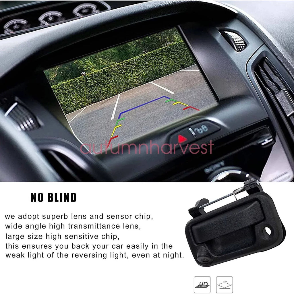 Tailgate Handle with Rear View Camera Backup Camera for  F150/F250/F350/F450