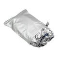 vessel wrap Yacht  Protection Waterproof Heavy Duty Silver Reflective 300D Oxford Fabric Anti-smashing Durable and Tear Proof Fits V-HULL TRI-HULL Runabouts and Bass Boats 11-13FT