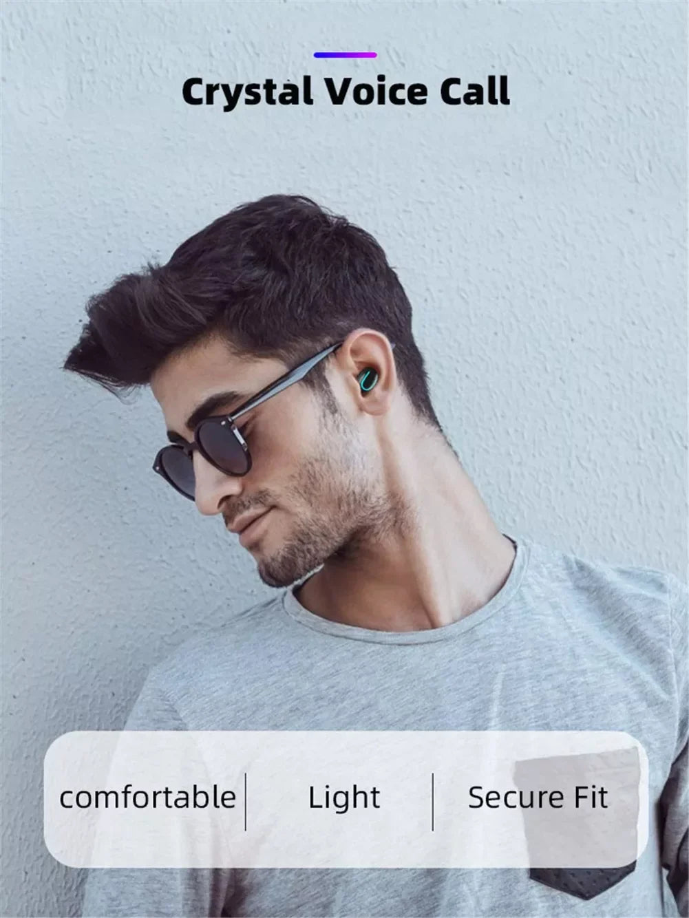 Wireless TWS Headphones for  Galaxy A23 5G Phone - Earbuds Earphones True Wireless Stereo Headset Hands-free Mic X6B suitable With Galaxy A23 5G Model