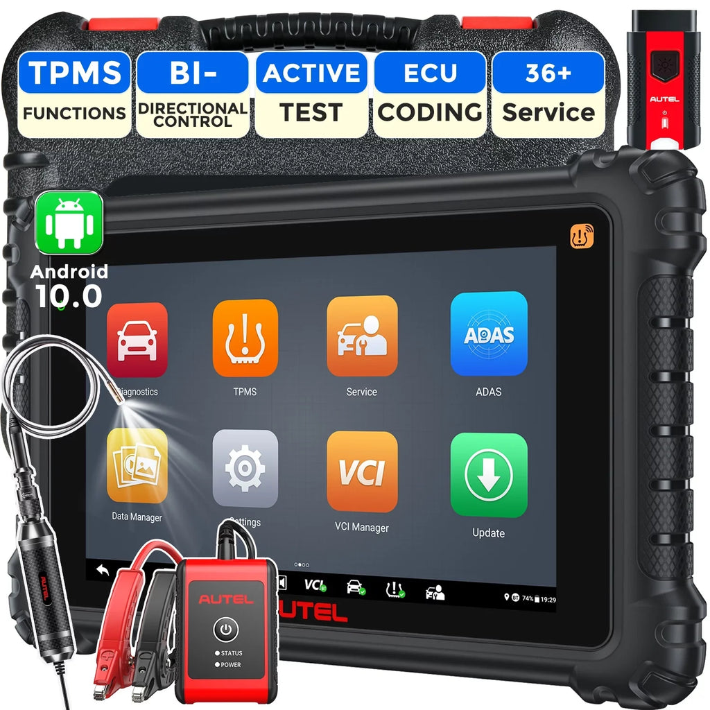 Autel MaxiSYS MS906 Pro Car Diagnostic Scanner, Upgrade of MS906BT/MK906BT, ECU Coding, Bi-Directional Control