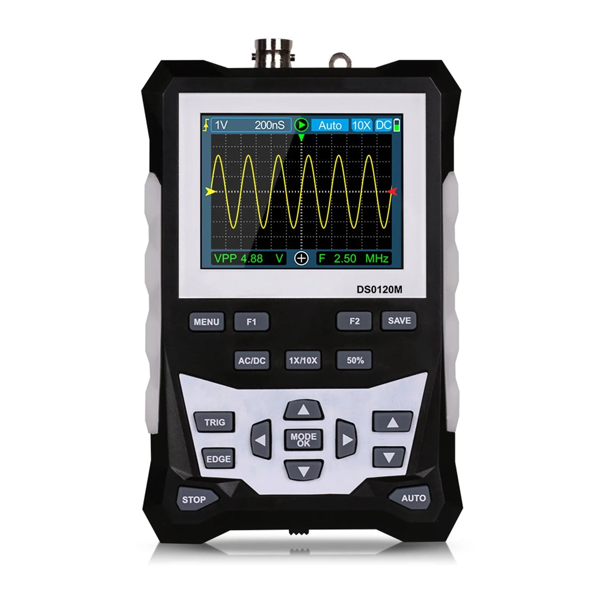 KKmoon Oscilloscope,Ds0120m 320x240 120mhz 500msa/s Inch Tft 4 Pouces Color Screen 320x240 Definition 2.4 Professional Tool Screen 120mhz Tft Color Tft Ds0120m 2 4 320x240 Resolution Professional