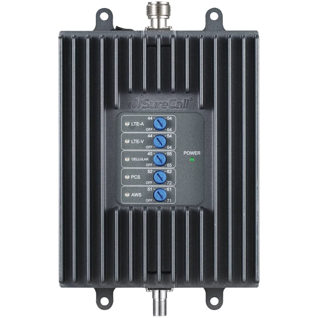 SC-PolyH-72-ORA-Kit. ft. SureCall Fusion4Home Omni/Whip Voice, Text & 4G LTE Cell Phone Signal Booster for Homes up to 2,000 sq