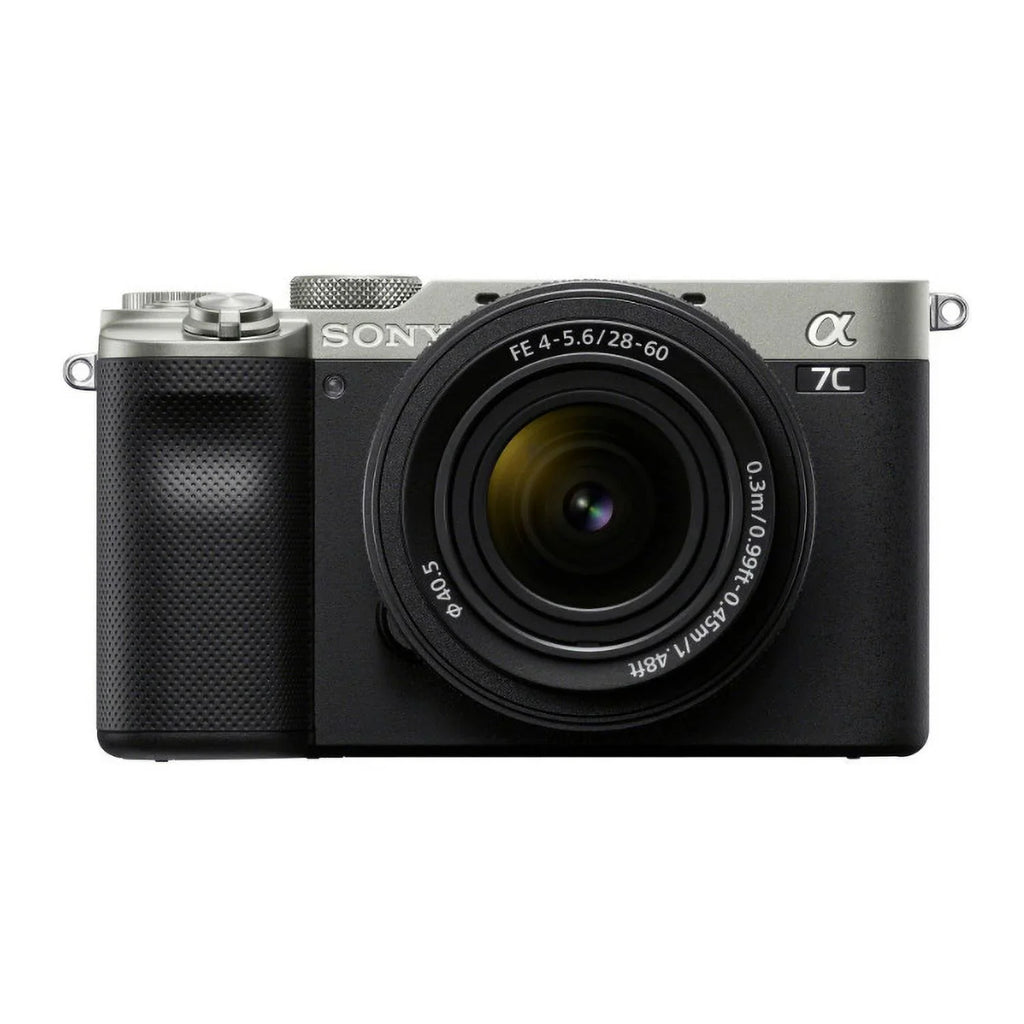 Alpha a7C Mirrorless Camera with FE 28-60mm Lens (Silver) Essentials Bundle