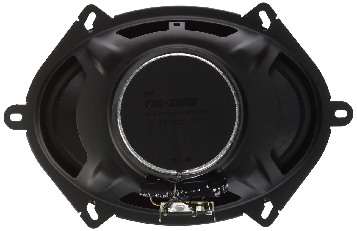 POLDB572 Polk Audio DB572 DB+ Series 5"x7" Coaxial Speakers with Marine Certification, Black