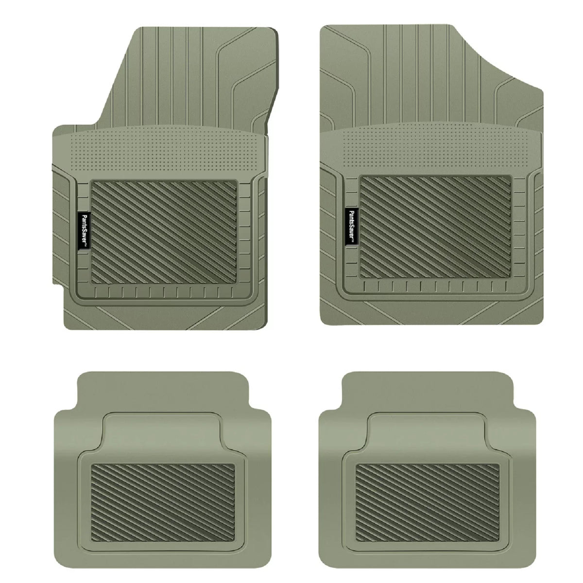 PantsSaver Custom Fit Floor Mats for Genesis GV80 2022-2023 All climate Protection -4 Piece Set (Gray)