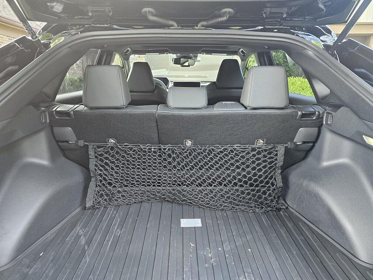 EACCESSORIES EA(2 Qty)Trunk Organizer Cargo Nets for  bZ4X 2023-2024 – Envelope Style Cargo Nets for SUV – Premium Mesh Car Trunk Organizer Vehicle Carrier Storage – matching with  bZ4X