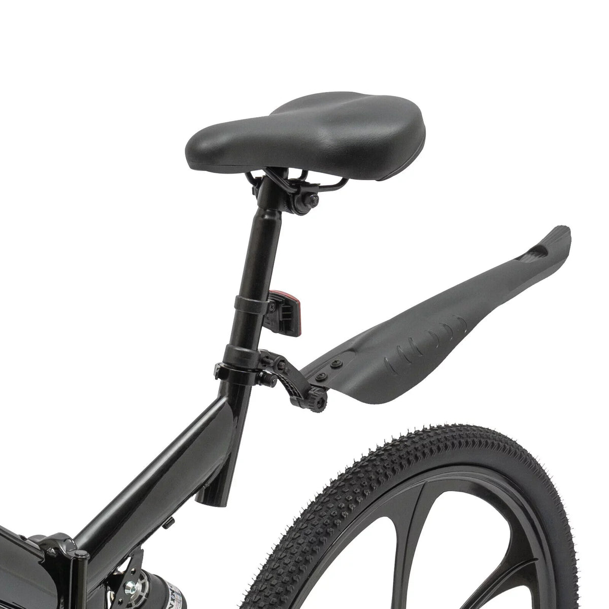 Miumaeov 26" Black Adult Folding Bike 21-Speed Shifter Folding City Bike Light Weight Carbon Steel Camping Bicycle Max Loading 150kg/330lbs