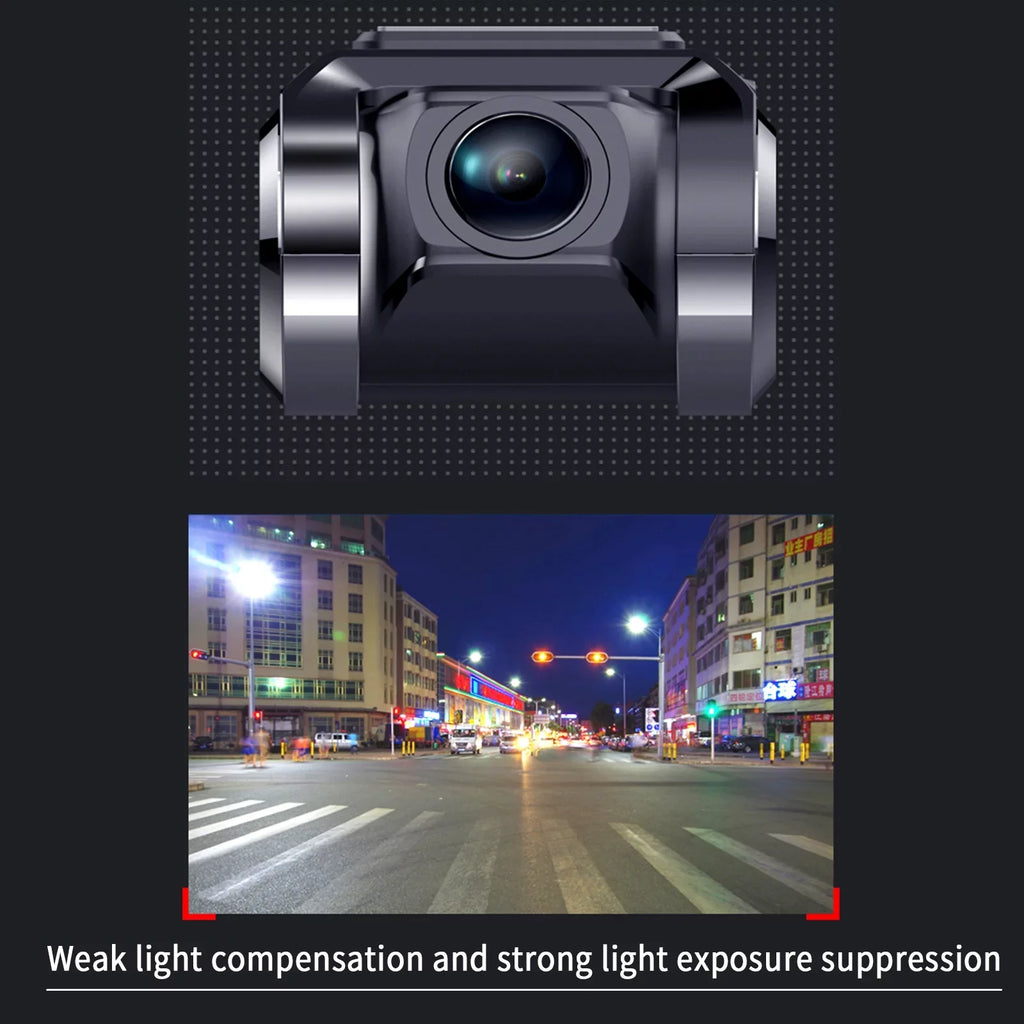 USB DVR Dash Cam Android Player ADAS G-sensor Cycle Recording Motion Detection