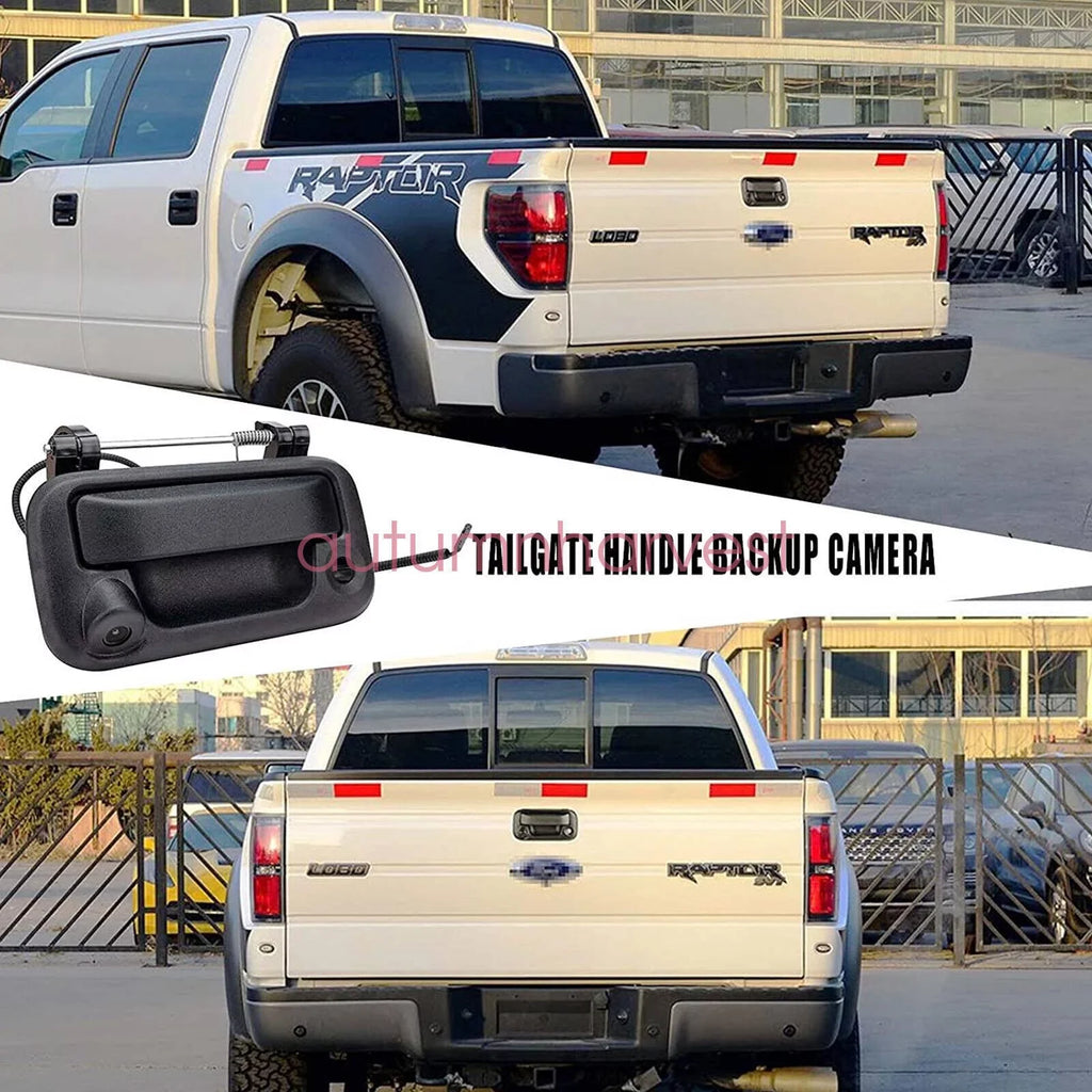 Tailgate Handle with Rear View Camera Backup Camera for  F150/F250/F350/F450
