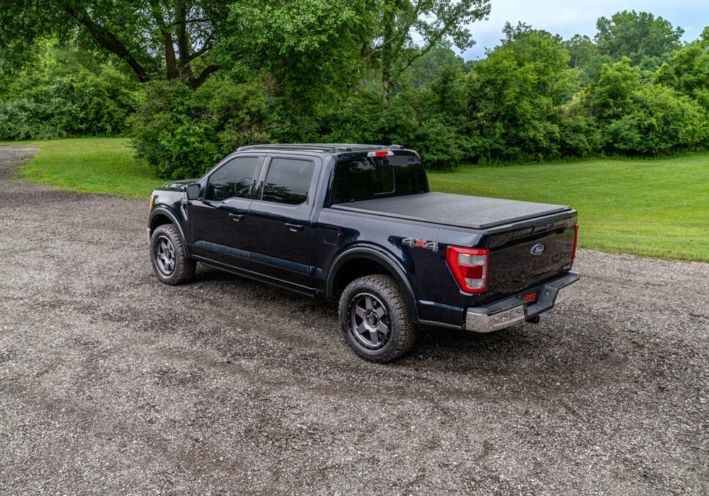 Extang by RealTruck Trifecta e-Series Soft Folding Truck Bed Tonneau wrap | 77422 | matching with 2019 - 2024 Dodge Ram 1500 w/ and w/o Multi-Function (Split) Tailgate 6' 4" Bed (76.3")