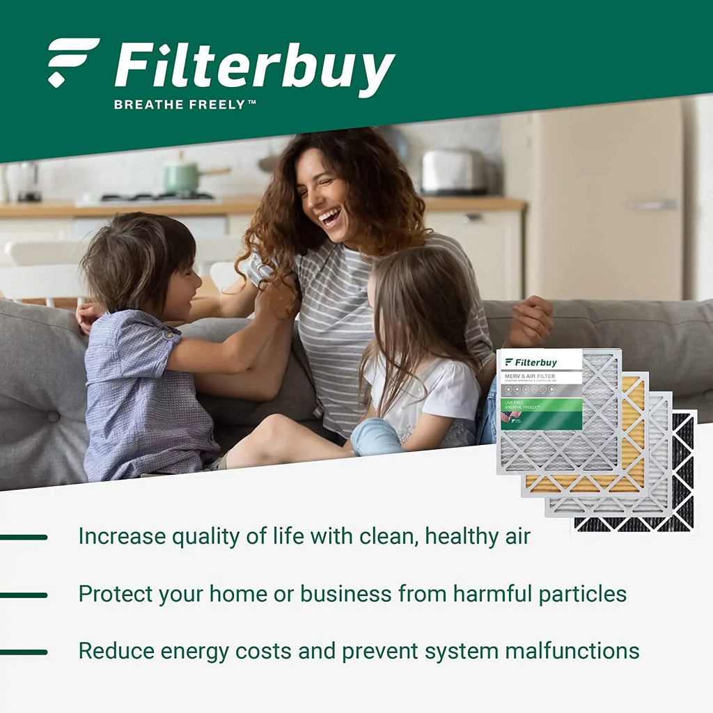 Filterbuy 16x36x2 MERV 11 Pleated HVAC AC Furnace Air Filters (5-Pack)