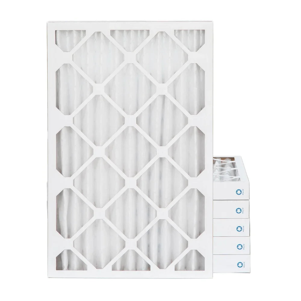 Actual Size: 15-1/2 x 24-1/2 x 1-3/4. Quantity 6. 16x25x2 MERV 11, MPR 1000 Pleated AC Furnace 2" Air Filters by Pamlico