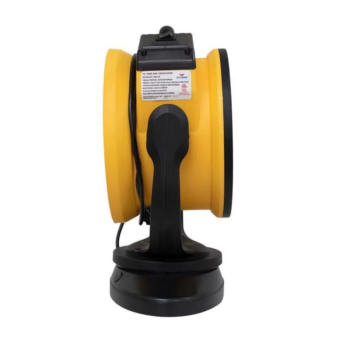 1100 CFM 4 Speed Portable Multipurpose Pro Air Circulator Utility Fan with Oscillating Feature. Xpower FC-100S 11 in