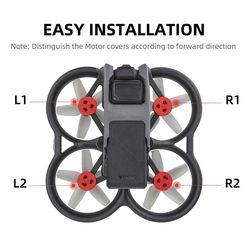 4Pcs Aluminum Motor wrap Protective Accessories for DJI Avata Drone Protection