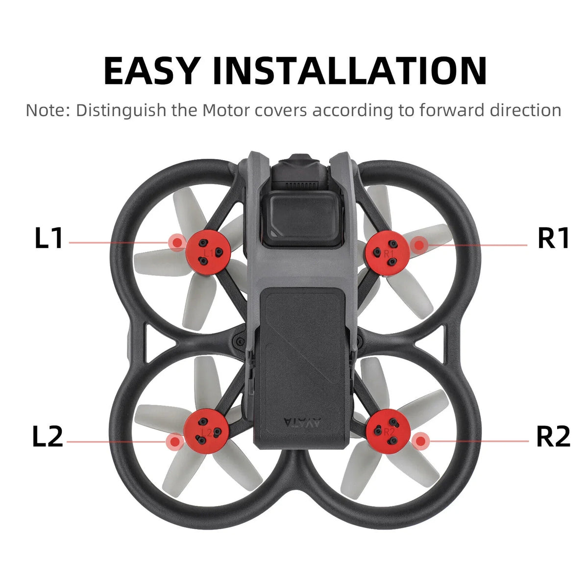 4Pcs Aluminum Motor wrap Protective Accessories for DJI Avata Drone Protection