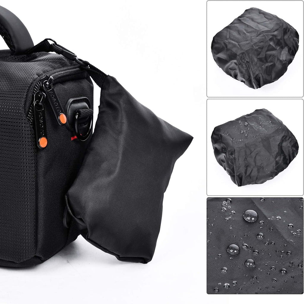 Waterproof Anti-shock Camera Case Bag matching for  Powershot SX540 SX530 SX60 SX420 HS M5, Coolpix L340 B500 B700 L330 L840 P610, LUMIX, a6000 Digital Camera