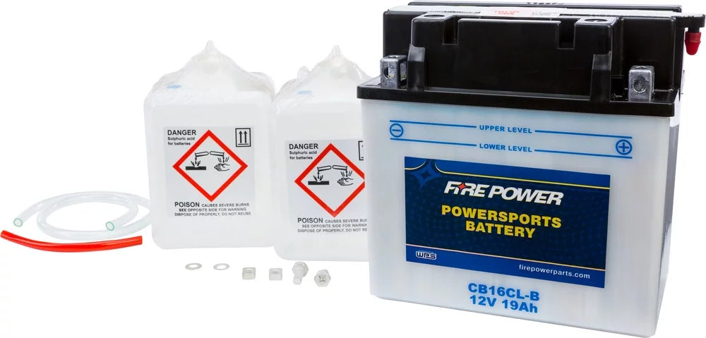 Fire Power Battery W/ACID CB16CL-B appropriate With Yamaha WaveRunner (WR500) 1987-1993