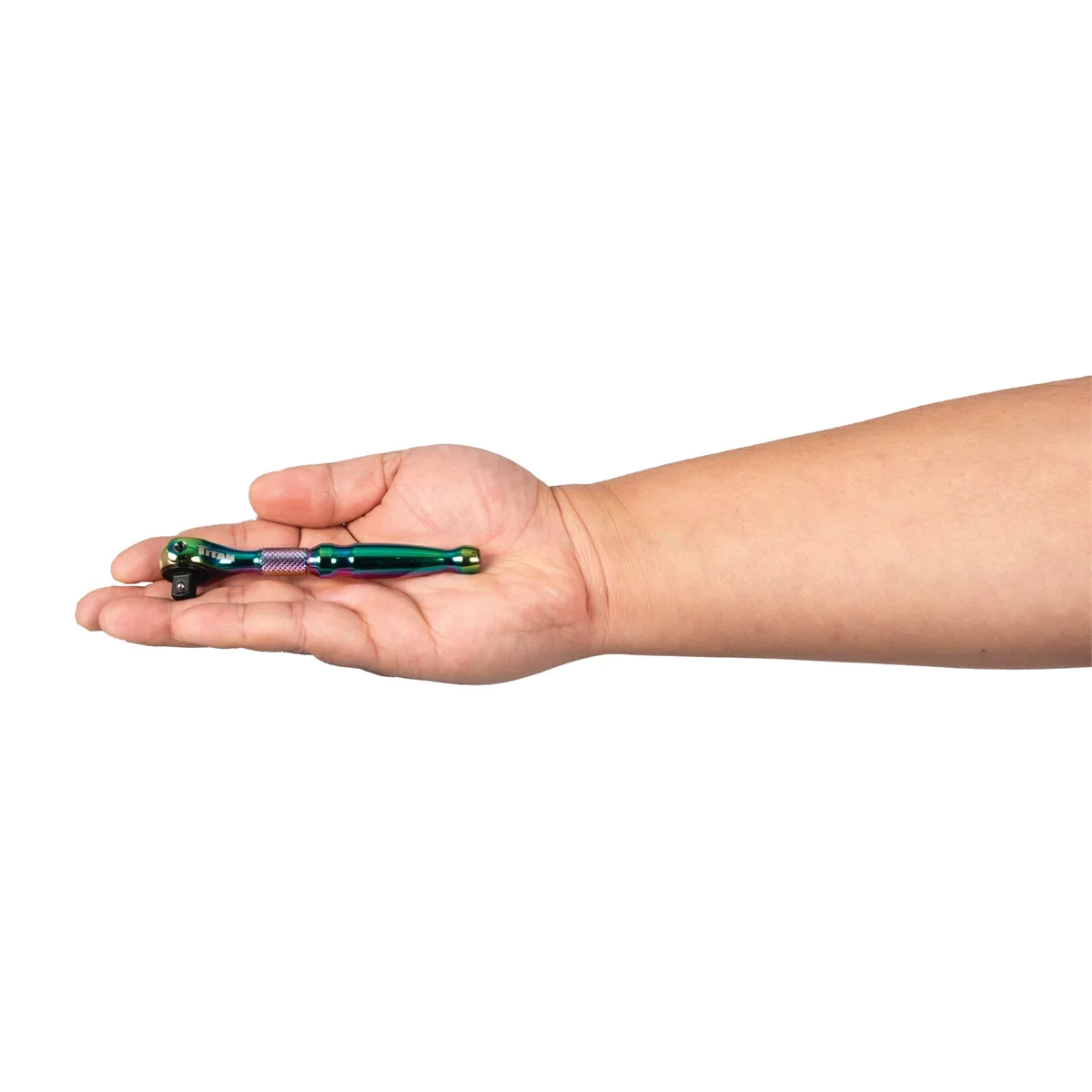 Drive Titanium Swivel Head Micro Ratchet. Titan 1/4 in